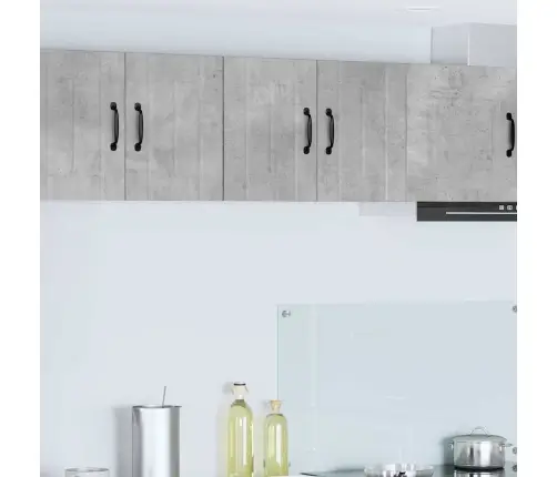 Seinakapp Kööki Uksega Betoonhall 60 X 31 X 40 Cm Tehispuit