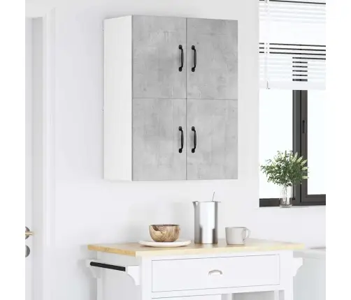 Seinakapp Kööki Uksega Betoonhall 60 X 31 X 40 Cm Tehispuit