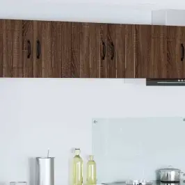 Seinakapp Kööki Uksega Pruun Tamme 60 X 31 X 40 Cm Tehispuit