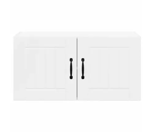 Virtuves Sienas Skapītis Ar Plauktu Augsta Spīduma Baltā Krāsa Vidaxl