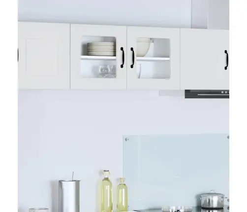 Virtuvės Spintelė Aukštai Blizganti Balta 80 X 31 X 40 Cm