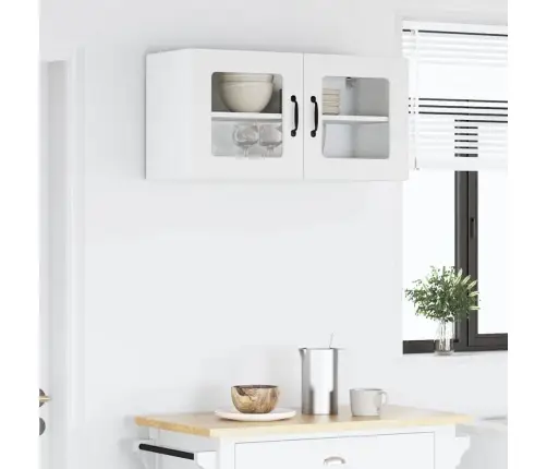 Virtuvės Spintelė Aukštai Blizganti Balta 80 X 31 X 40 Cm