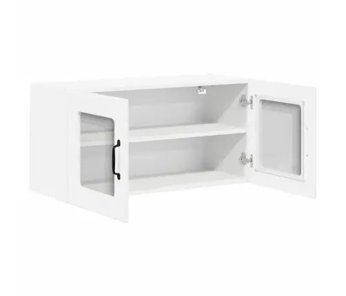 Virtuvės Spintelė Aukštai Blizganti Balta 80 X 31 X 40 Cm