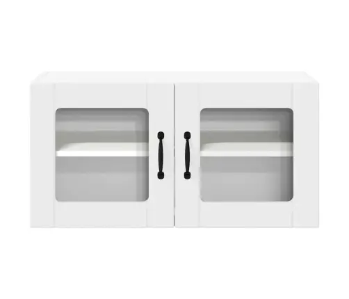 Virtuvės Spintelė Aukštai Blizganti Balta 80 X 31 X 40 Cm