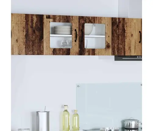 Virtuves Sienas Skapītis Ar Plauktu Vecs Koks 80 X 31 X 40 Cm Vidaxl