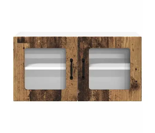 Virtuves Sienas Skapītis Ar Plauktu Vecs Koks 80 X 31 X 40 Cm Vidaxl