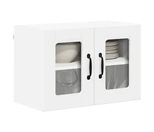 Virtuvės Spintelė 2 Pcs Balta 60 X 31 X 40 Cm Apdirbta Mediena