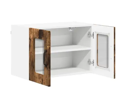 Virtuves Sienas Skapītis Ar Durvīm Dūmaka Ozols 60 X 31 X 40 Cm Vidaxl