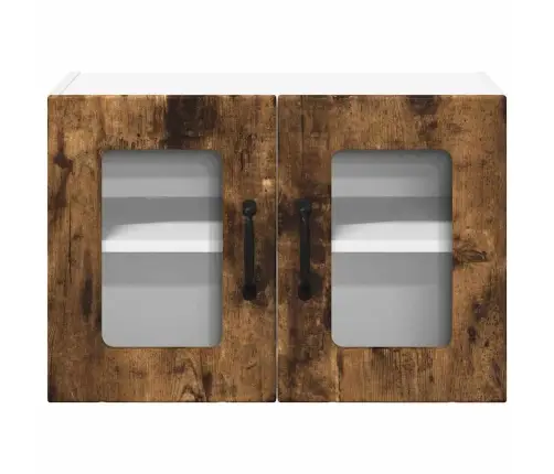 Virtuves Sienas Skapītis 2 Pcs Dūmaka Ozols 60 X 31 X 40 Cm Vidaxl