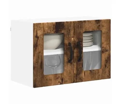 Virtuves Sienas Skapītis 2 Pcs Dūmaka Ozols 60 X 31 X 40 Cm Vidaxl