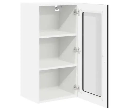 Köögikapp 2 Pcs Must 40 X 31 X 80 Cm Tehispuit