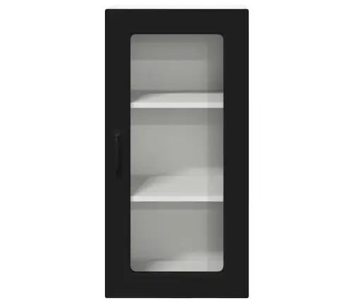 Köögikapp 2 Pcs Must 40 X 31 X 80 Cm Tehispuit