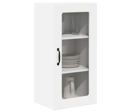 Virtuvės Spintelė 2 Pcs Aukštai Blizganti Balta 40 X 31 X 80 Cm