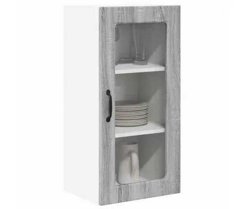 Virtuvės Spintelė 2 Pcs Pilkas Sonoma 40 X 31 X 80 Cm