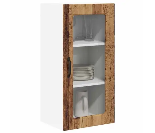 Virtuves Sienas Skapītis 2 Pcs Vecs Koks 40 X 31 X 80 Cm Vidaxl