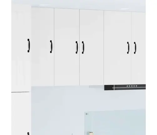 Virtuvės Spintelė 2 Pcs Balta 30 X 31 X 80 Cm Apdirbta Mediena