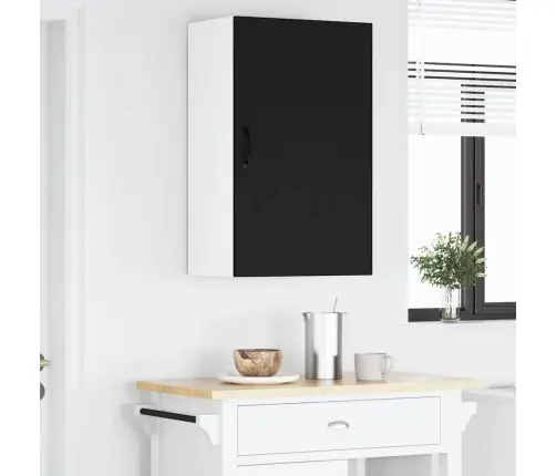 Virtuvės Spintelė Juoda 50 X 31 X 80 Cm Apdirbta Mediena