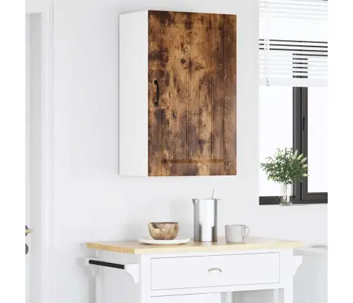 Virtuves Sienas Skapītis Ar Durvīm Dūmaka Ozols 50 X 31 X 80 Cm Vidaxl