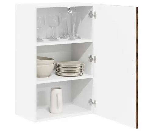 Virtuves Sienas Skapītis Ar Durvīm Dūmaka Ozols 50 X 31 X 80 Cm Vidaxl