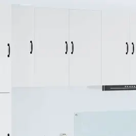 Virtuves Skapis Augsta Spīduma Baltā Krāsa 80 X 31 X 80 Cm Vidaxl