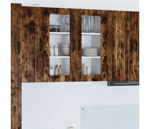 Virtuvės Spintelė Rūkyta Ąžuolas 80 X 31 X 80 Cm