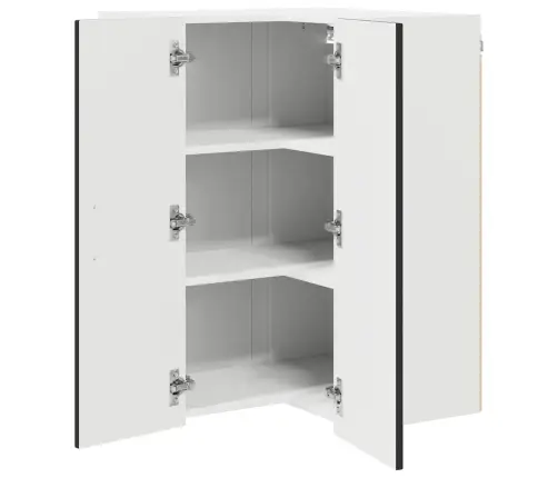 Virtuvės Spintelė Juoda 57 X 57 X 80 Cm Apdirbta Mediena