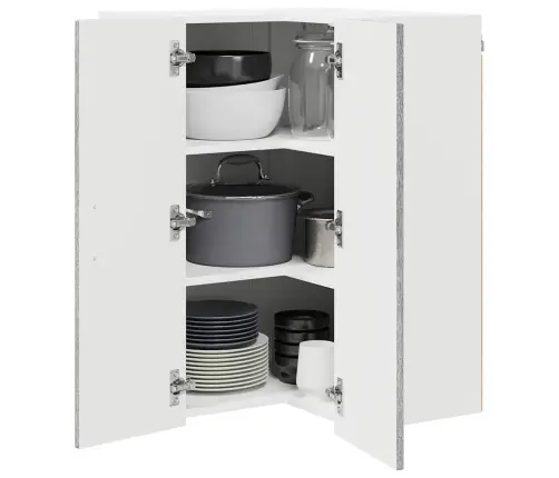 Virtuvės Spintelė Pilkas Sonoma 57 X 57 X 80 Cm