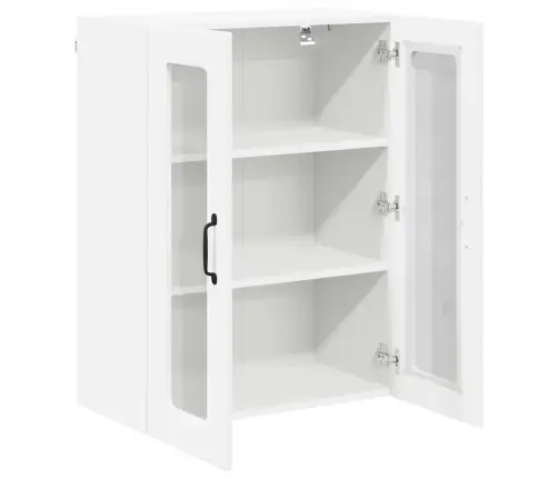 Virtuves Sienas Skapītis Ar Plauktu Balts 60 X 31 X 80 Cm Vidaxl