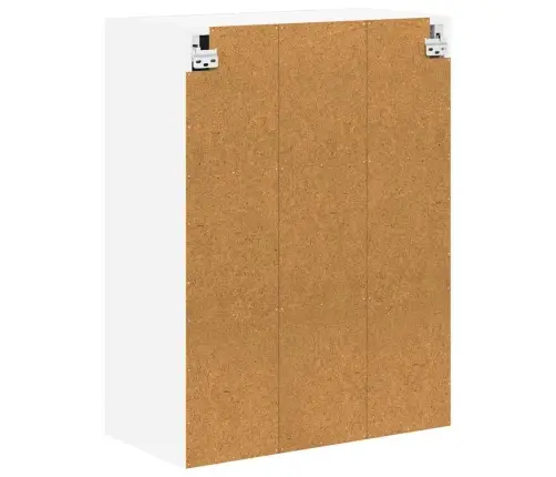 Virtuves Sienas Skapītis Ar Plauktu Balts 60 X 31 X 80 Cm Vidaxl