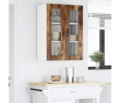 Virtuves Sienas Skapītis Ar Durvīm Dūmaka Ozols 60 X 31 X 80 Cm Vidaxl