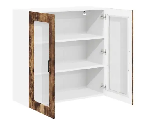 Virtuves Sienas Skapītis Ar Durvīm Dūmaka Ozols 60 X 31 X 80 Cm Vidaxl