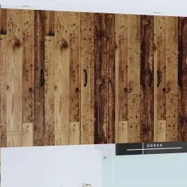 Virtuves Skapis Vecs Koks 30 X 31 X 100 Cm Inženierijas Koks Vidaxl