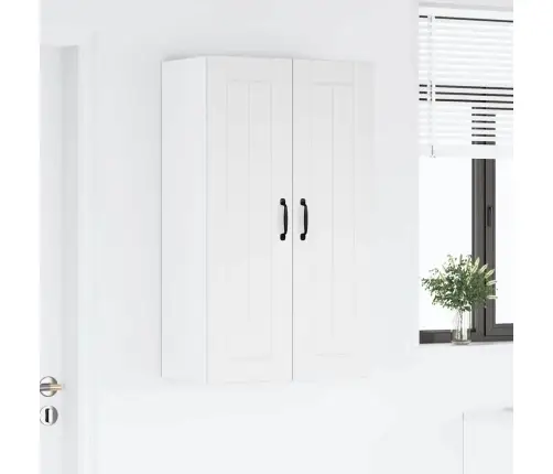 Virtuves Sienas Skapītis Ar Plauktu Balts 60 X 31 X 100 Cm Vidaxl