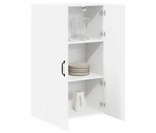 Virtuves Sienas Skapītis Ar Plauktu Balts 60 X 31 X 100 Cm Vidaxl