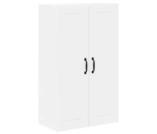 Virtuves Sienas Skapītis Ar Plauktu Augsta Spīduma Baltā Krāsa Vidaxl