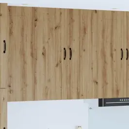 Virtuves Skapis Ar Plauktu Artisānā Ozols 80 X 31 X 100 Cm Vidaxl