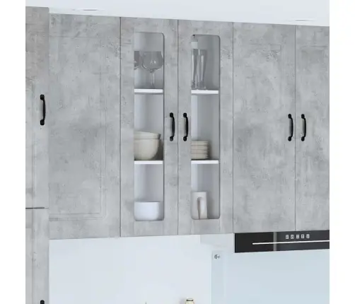 Virtuves Sienas Skapītis Betona Pelēks 60 X 31 X 100 Cm Vidaxl