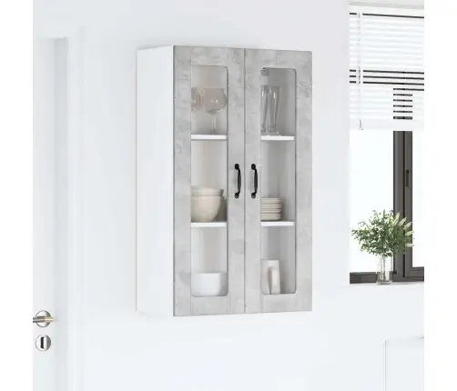 Virtuves Sienas Skapītis Betona Pelēks 60 X 31 X 100 Cm Vidaxl