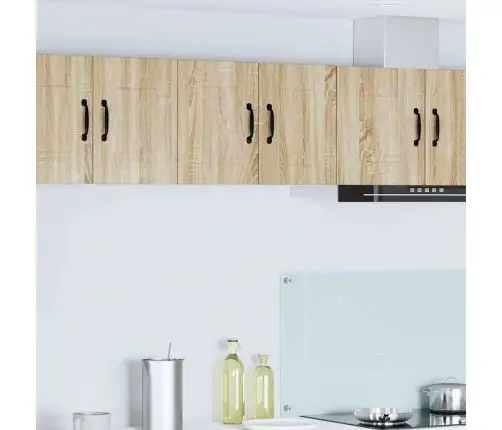 Virtuves Sienas Skapītis 2 Pcs Sonoma Ozols 30 X 31 X 40 Cm Vidaxl