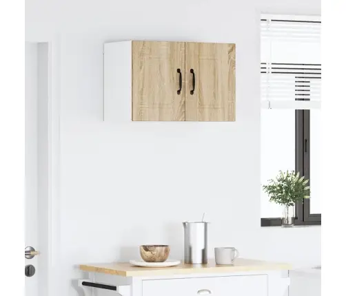 Virtuves Sienas Skapītis 2 Pcs Sonoma Ozols 30 X 31 X 40 Cm Vidaxl