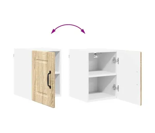 Virtuves Sienas Skapītis 2 Pcs Sonoma Ozols 30 X 31 X 40 Cm Vidaxl