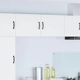 Virtuves Sienas Skapītis Ar Plauktu 2 Pcs Balts 50 X 31 X 40 Cm Vidaxl