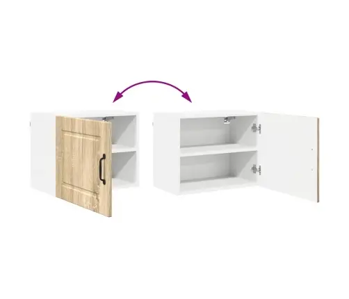 Virtuves Sienas Skapītis Ar Durvīm Sonoma Ozols 50 X 31 X 40 Cm Vidaxl