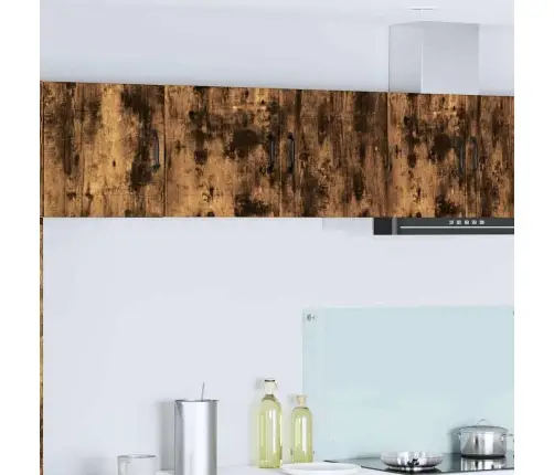 Virtuves Sienas Skapītis Ar Durvīm Dūmaka Ozols 80 X 31 X 40 Cm Vidaxl