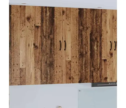 Virtuves Sienas Skapītis Ar Plauktu Vecs Koks 80 X 31 X 100 Cm Vidaxl