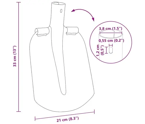 Labida Pea 4 Pcs Hõbedane 33 X 21 Cm Pulbervärvitud Teras