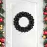 Kalėdų Kamuoliukų Vainikai 2 Pcs Juoda 33 X 33 X 7 Cm