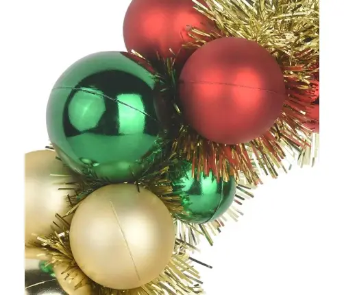 Jõulupallide Pärjad 2 Pcs Mitmevärviline 33 X 33 X 7 Cm