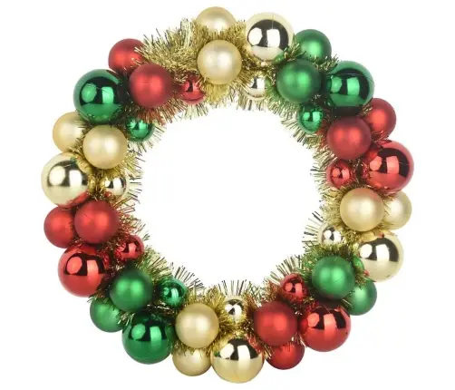 Jõulupallide Pärjad 2 Pcs Mitmevärviline 33 X 33 X 7 Cm