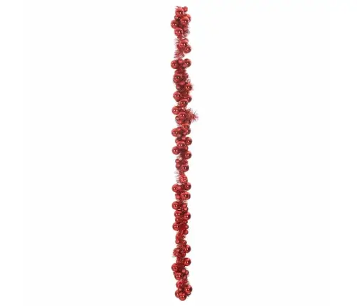 Ziemassvētku Bumbu Virtene Sarkana 186 Cm Polistirols Vidaxl
